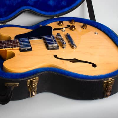 Gibson ES-335 DOT Semi-Hollow Body Electric Guitar (1987), ser. #80747601, black hard shell case. image 12