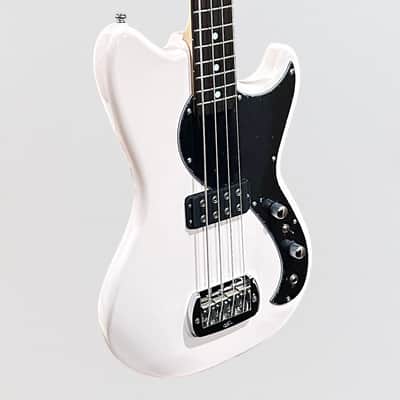 G&L Tribute Series Fallout 4 String Short Scale Electric Bass Guitar - Olympic White image 2