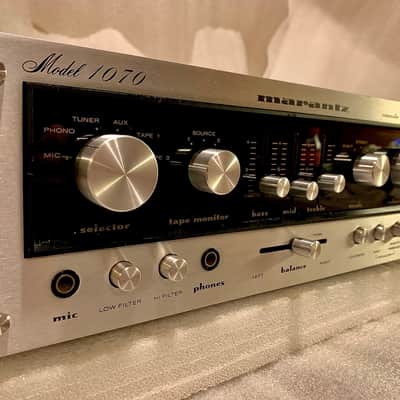 Vintage Marantz 1070 Integrated Amplifier Sounds Awesome! Nice Not Museum Quality image 1