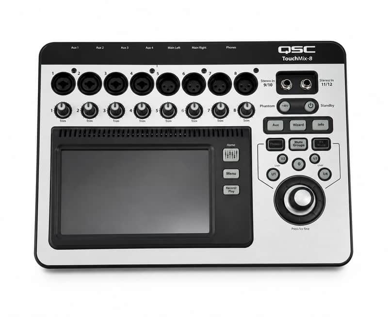 QSC TouchMix-8 Touch Screen Compact Digital Mixer