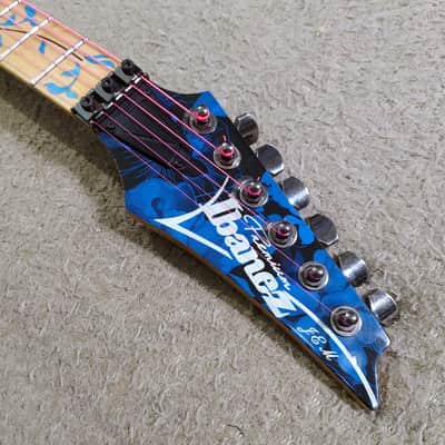 2015 Ibanez JEM77P-BFP Steve Vai Signature Premium - Blue Floral Pattern image 8