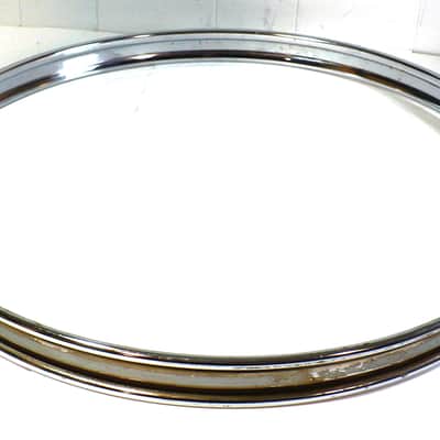 22" Bass Drum Hoop / Chrome / No Wrap Inlay image 2