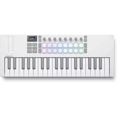 NOVATION LAUNCHKEY-MN37-WH Mk4 - Clavier maitre 37 mini-touc image 1