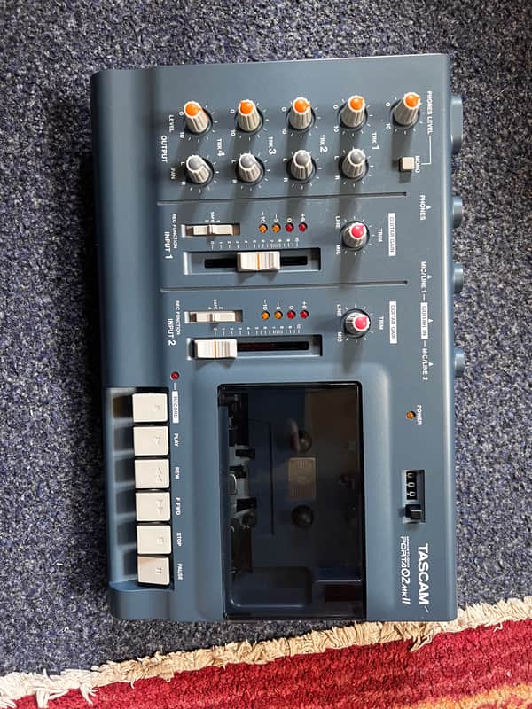TASCAM Porta 02 mkII Ministudio 4-Track Cassette Recorder | Reverb UK