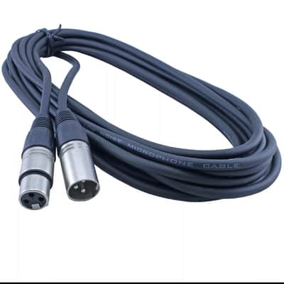 2 PRO AUDIO 100 ft foot feet 3pin XLR male to female microphone cables mic cords image 2