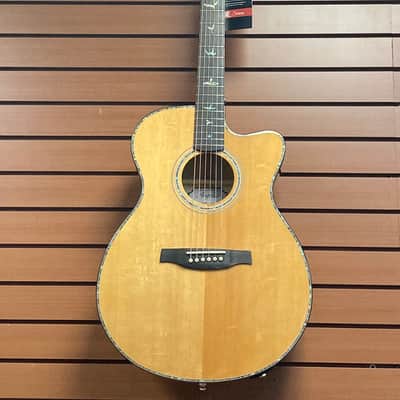 PRS SE A50 Angelus in Natural with Black Gold Burst w/Case image 1
