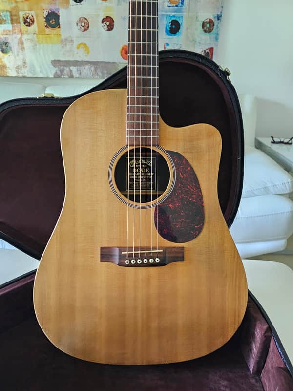 Martin DCX1E Sitka Spruce/HPL Dreadnought with Cutaway 2010s - Natural image 1