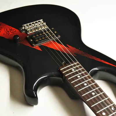 Aria Pro II RS Inazuma-I 1983-1984 Black w/Thunderbolt | Reverb