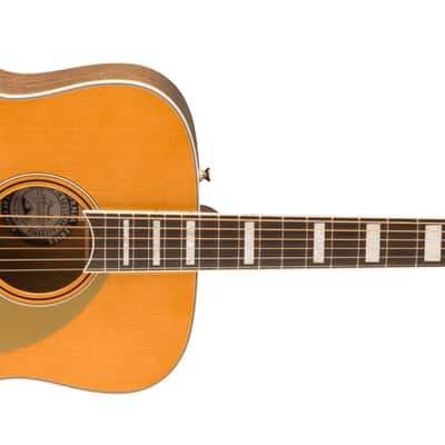 Fender California Vintage Palomino with Case, Gold Pickguard - Aged Natural image 6
