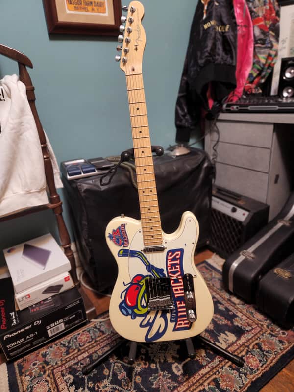 Fender ONLY ONE BUILT NHL!  American Standard Telecaster Custom Shop ONLY ONE ever built. NHL Columbus Blue Jackets image 1