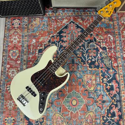 Fender '62 Reissue Jazz Bass JB-62 Vintage Series Olympic White - 2005 CIJ image 2