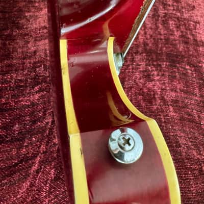 Yamaha SA-70 Short Scale Bass Guitar - Fretless - Semi Acoustic - Jumbo Hard Case - 1969 image 23