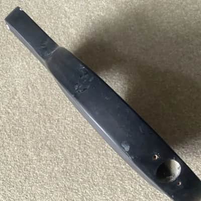 Black 7 String Guitar HH Body with String Through image 2