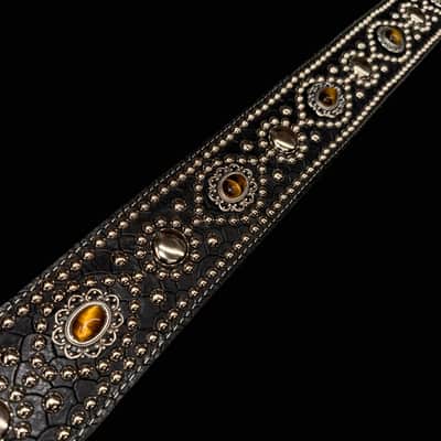 Carlino Tiger eye gig bag strap 2026 - Black image 7