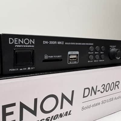 Denon DN-300R MKII Rackmount Solid State Media Player 2017 - Present - Black image 1