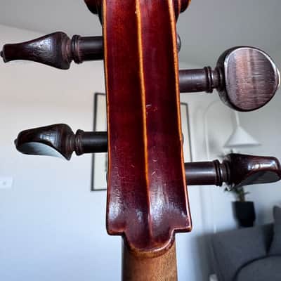 Mathias Neuner 15.5” viola with certificate 1809 - One piece back image 8