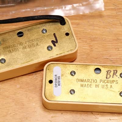 DiMarzio DP209 Bridge + DP162 Neck DLX Plus and Super Distortion  Soapbar P-90 Cream (Will Separate) image 5