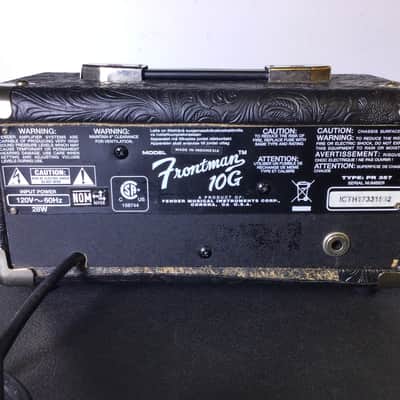 Fender Frontman 10G Embossed Black Tolex image 2