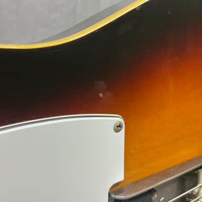 Fender Left-Handed LH lefty Telecaster Guitar - MIJ Made In Japan - Bound Sunburst image 8