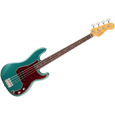 American Professional Classic Precision Bass Split Single RW Faded Sherwood Green Metallic + Housse Fender image 2