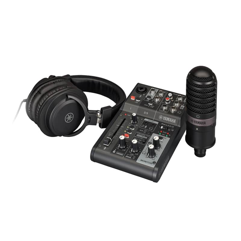 Yamaha Ag03Mk2B-Pack Live Streaming Pack Black image 1