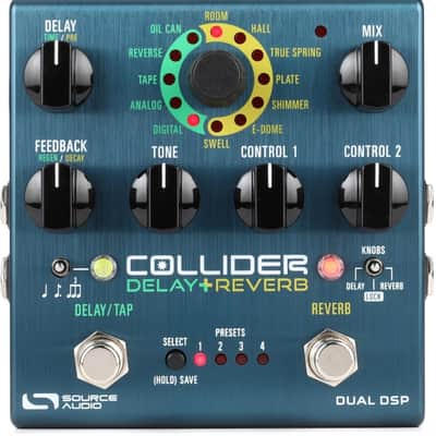 Source Audio Collider Stereo Delay+Reverb Pedal (ColliderDlyRevd2) image 1
