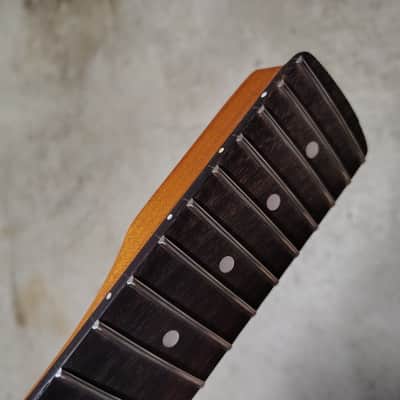 Left Hand Roasted Maple Strat Neck fits fender Stratocaster body 22 frets image 5