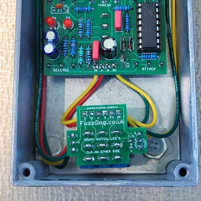 Handpainted Engineer's Thumb Compressor effects pedal image 8