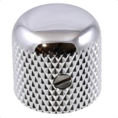 Dome Top Knob for Guitar & Bass-Chrome