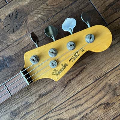 2013 Fender JB62-US ‘62 Reissue Jazz Bass USA Pickups Sunburst MIJ Japan image 9