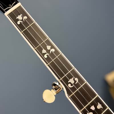 Custom Deering Maple Blossom Caribbean Blue Fade 5-String Banjo image 11