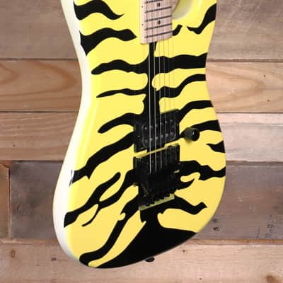 ESP LTD George Lynch GL-200MT Electric Guitar  Yellow W/ Tiger Graphic image 2
