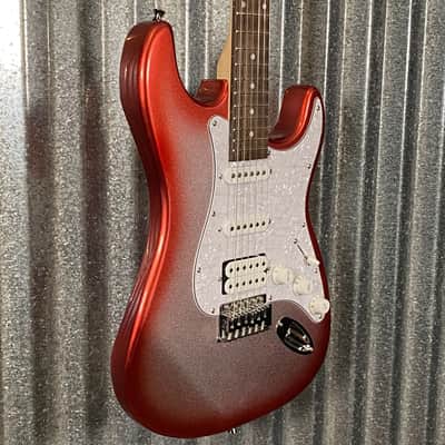 Musily MST-1 Strat Style HSS Guitar Candy Apple Redburst #060520260001 Used image 4