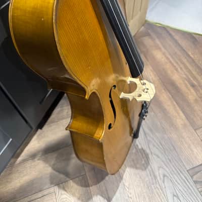 Stentor Student II Cello 3/4 - Gold Brown with case and bow image 3