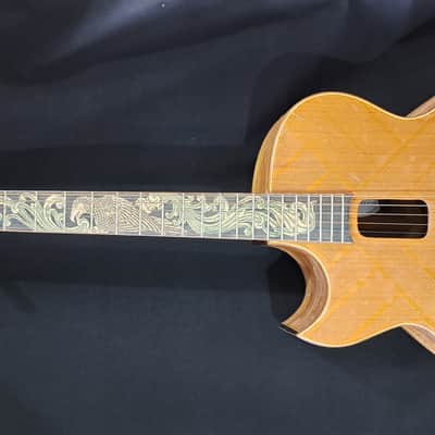 Blueberry NEW IN STOCK - LEFT HANDED (Lefty) Acoustic Guitar Grand Concert image 1
