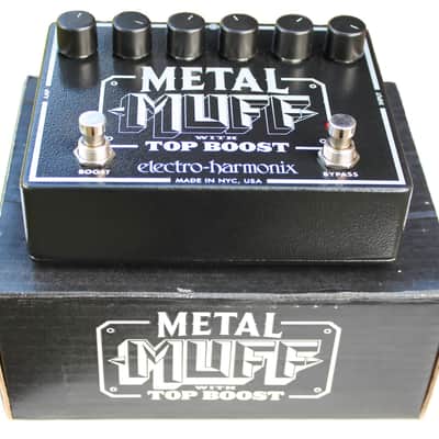 Electro-Harmonix Metal Muff Distortion with Top Boost 2006 - Present - Black image 6