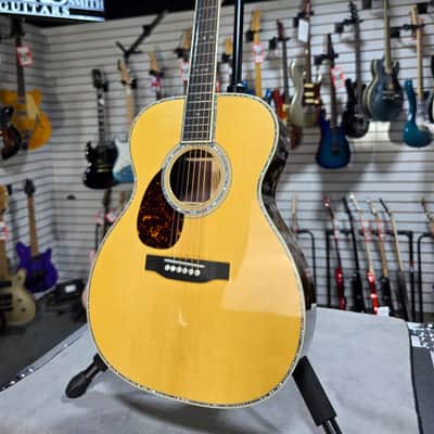 Martin OM-42L Standard Series Acoustic Guitar - Natural Aging Toner (2025) Left Hand w/OHSC & PLEK*D #976 image 4