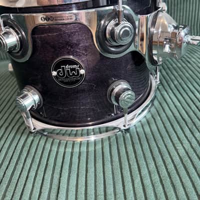 DW Performance Series 8x10" Rack Tom 2010 - Present - Ebony Stain image 4