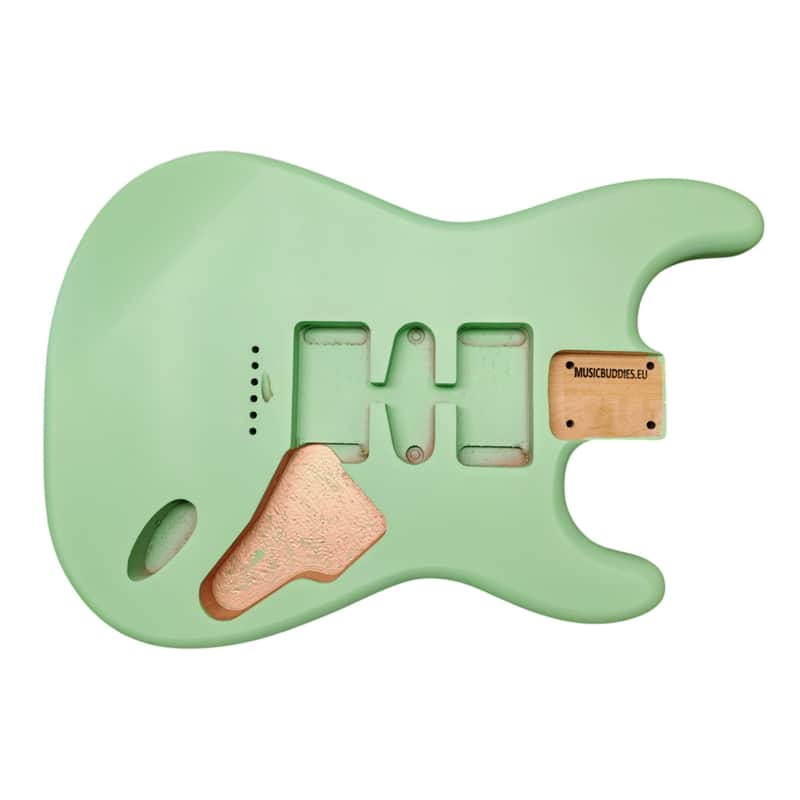 Surf Green Satin Nitro S-Style body Hardtail - HSH image 1