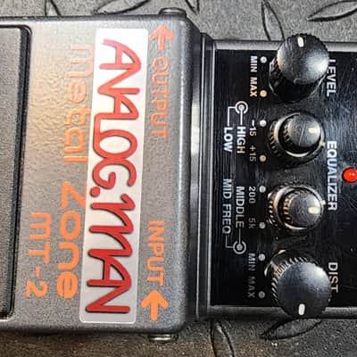 Boss Modded MT-2 Metal Zone Analogman Pro Mod Metal Distortion image 3