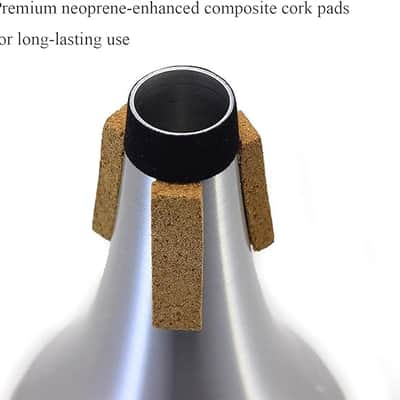 Trumpet Straight Mute,HoFire Lightweight Aluminum Practice Trumpet Mute Silencer image 4