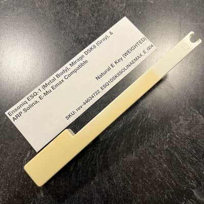 Ensoniq Replacement Weighted E Key (Ensoniq Keybeds) for Ensoniq ESQ-1 (metal) & Mirage DSK8 (gray), E-Mu Emax I Keyboard, ARP Solina (B417)