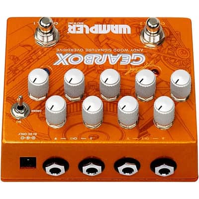 Wampler GEARBOX Andy Wood Signature Overdrive Effects Pedal 2024 - Orange image 5