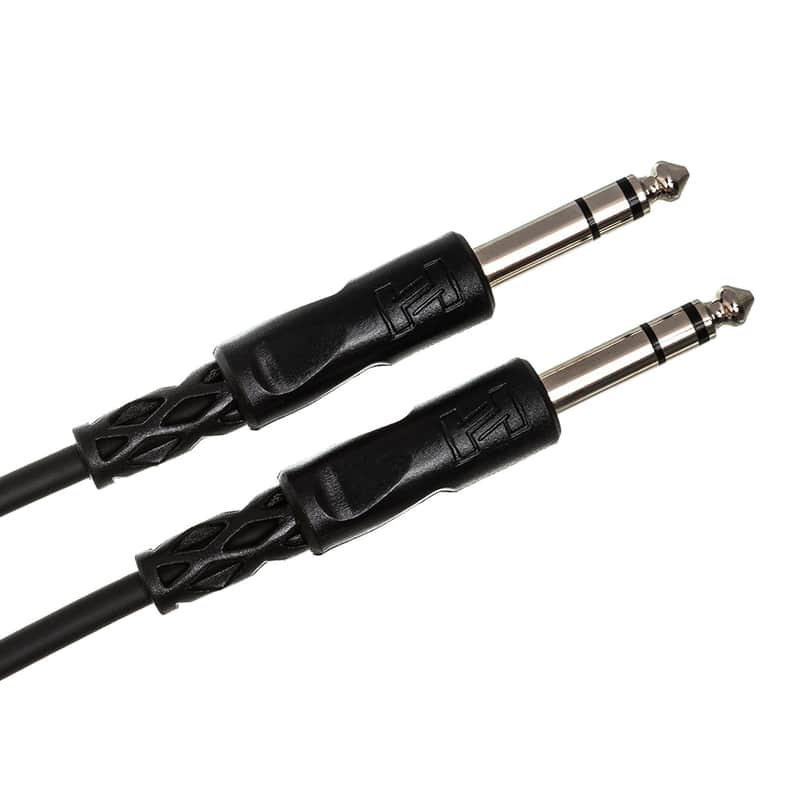 Hosa CSS-103 1/4" TRS Jack to 1/4" TRS Jack Balanced Jack Cable (1M) image 1