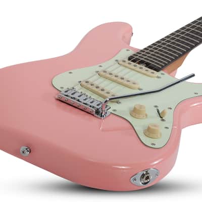 Schecter Nick Johnston Traditional Atomic Coral Electric Guitar + Hardshell Case image 3