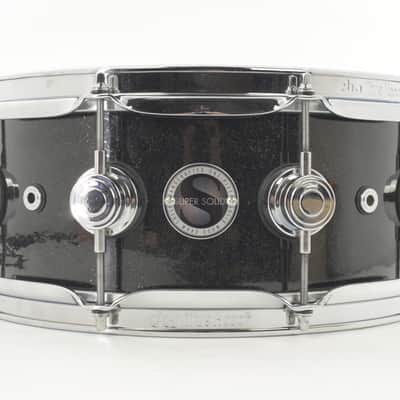 DW Collector's Series Super Solid 5.5x14" Snare Drum Black Sparkle image 1