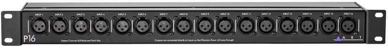ART P16 16-Channel XLR Patch Bay image 1