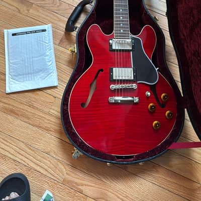 Gibson Custom Shop CS 336 Figured Top Cherry Red w/ OHSC & Case Candy MINT image 3