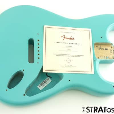 USA Fender Stratocaster ERIC JOHNSON Strat BODY American TTQ Tropical Turquoise image 2