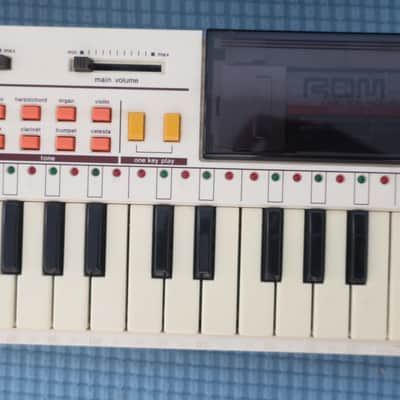 Vintage Casio PT-80 Electronic Keyboard W/ ROM Module Box Manual Very Clean 32-Key Mini Synthesizer Power Adapter No Corrosion on Battery image 4